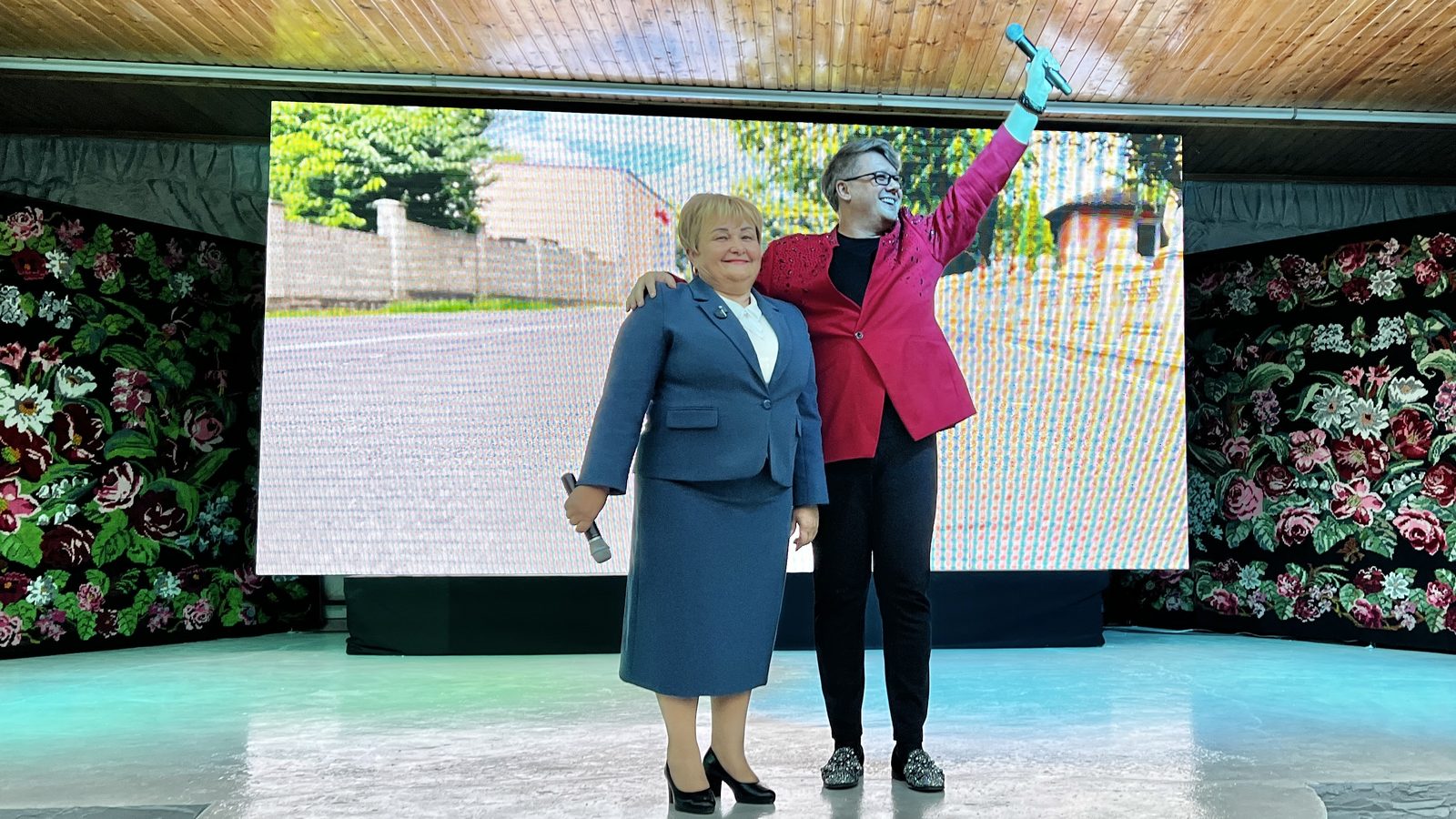 Moment artistic pe scena Hramului satului Măgdăcești din 2025