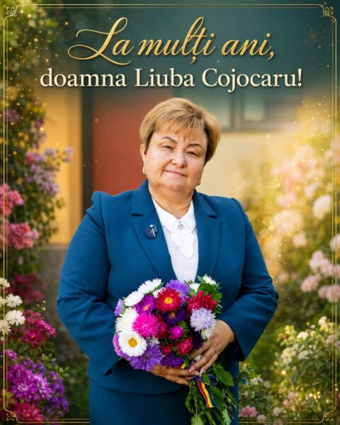 Feature image Felicitare aniversară pentru doamna Liuba Cojocaru
