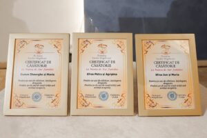 Certificate aniversare pentru cele trei cupluri ajunse la nunta de aur